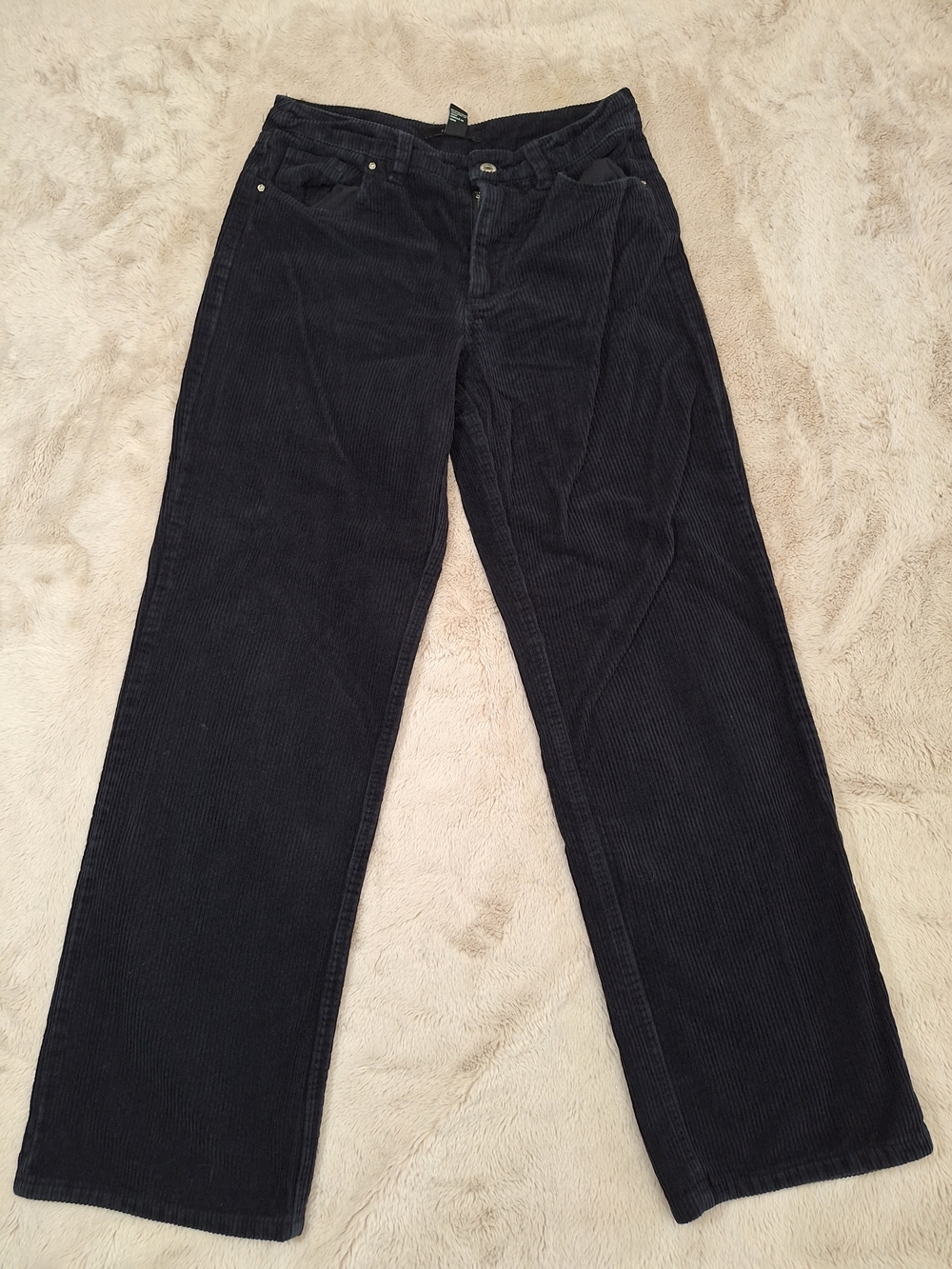Women's Black Corduroy Pants- Forever21 Size Medium